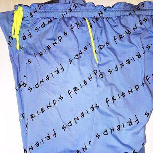 F.R.I.E.N.D.S Women's Sleep Pants Light Blue Sz XL